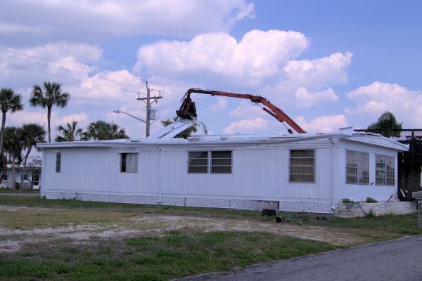 Mobile Home Demolition in Waterloo