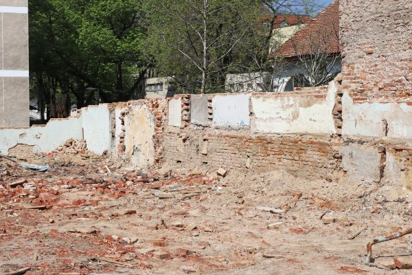 Brick Wall Demolition in Waterloo